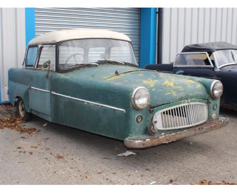1959 Bond 250GMake: BondModel: 250GYear: 1959Mileage: 0VIN: 859B1194Configuration: Right Hand DriveRegistration: XKP653ATrans