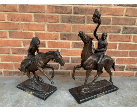 Two Spelter Models Of Native Americans On Horse BackMake: Contact AuctioneerModel: Contact AuctioneerYear: 0Mileage: 0VIN: Co