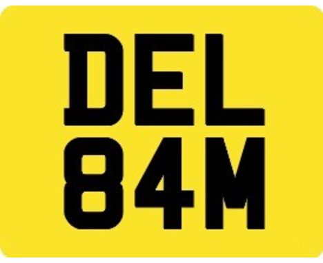 DEL 84M Registration NumberMake: Contact AuctioneerModel: Contact AuctioneerYear: 0Mileage: 0VIN: Contact AuctioneerConfigura