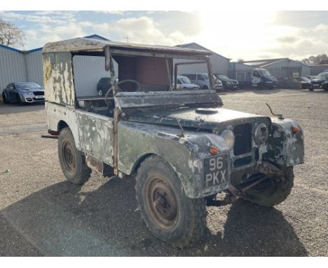 1951 Land Rover Series I 80"Make: Land RoverModel: Series I 80"Year: 1951Mileage: Contact AuctioneerVIN: 16103813Configuratio