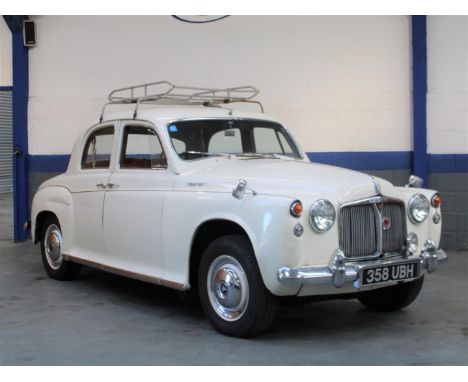 1962 Rover P4 100Make: Rover Model: P4 100 Year: 1962Mileage: 80361VIN: 75001572BConfiguration: Right Hand DriveRegistration: