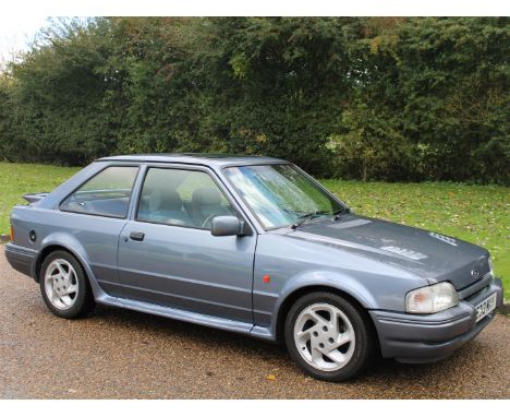 1988 Ford Escort RS Turbo Make: FordModel: Escort RS Turbo Year: 1988Mileage: 89052VIN: WF0BXXGCABJG41898Configuration: Right