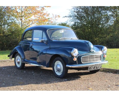 1967 Morris Minor 1000Make: Morris Model: Minor Year: 1967Mileage: 40075VIN: MA2S51195835Configuration: Right Hand DriveRegis