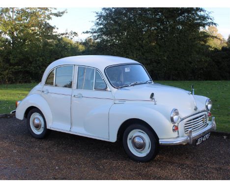 1968 Morris Minor 1000Make: Morris Model: Minor Year: 1968Mileage: 59699VIN: MAS5D1201294MConfiguration: Right Hand DriveRegi