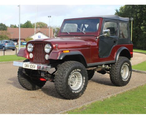 1980 Jeep CJ-5 LHDMake: JeepModel: CJ5Year: 1980Mileage: 119000VIN: J0M83AC058335Configuration: Left Hand DriveRegistration: 