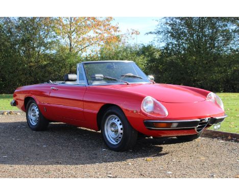 1976 Alfa Romeo 1300 Spider Series 2 LHDMake: Alfa Romeo Model: 1300 Spider S2 Year: 1976Mileage: 0VIN: AR0001727Configuratio
