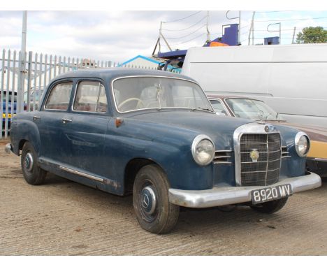 1961 Mercedes Benz W120 180 'Ponton' Make: Mercedes Model: 180 Ponton Year: 1961Mileage: 97411VIN: 12001D20023127Configuratio