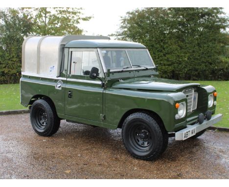 1980 Land Rover 88 Series III SWB "Make: Land RoverModel: 88"Year: 1980Mileage: 53608VIN: LBAAH1AA102747Configuration: Right 