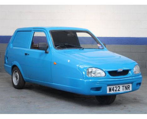 2000 Reliant Robin SLX VanMake: Reliant Model: Robin SLX Van Year: 2000Mileage: 19828VIN: SCD162928YF063183Configuration: Rig
