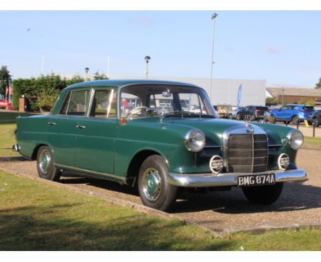 1963 Mercedes Benz W110 190DC Fintail Make: MercedesModel: 190DcYear: 1963Mileage: 65758VIN: 11011020097460Configuration: Rig