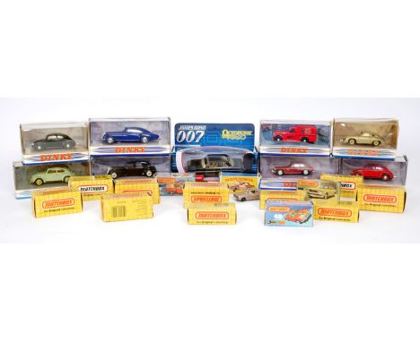 Matchbox model vehicles, boxed. A collection of 1970s and 1980s boxed Matchbox model cars, 25, Ford Cortina; 66, Ford Transit