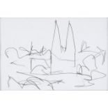 Markey Robinson (1918-1999) SKETCHES (A PAIR) ink; (2) Family of the artist 3½ x 5¼in. (8.89 x 13.