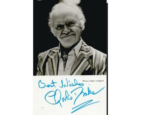 Charlie Drake signed 6 x 4 inch b/w portrait photo Good condition. All signed items come with Certificate of Authenticity. Ca