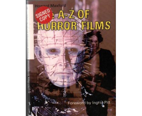 Horror actors signed book Lee, Englund, Munro, Prowse, Pitt, Lumley, Smith. Horror actors signed book. Paperback edition of T