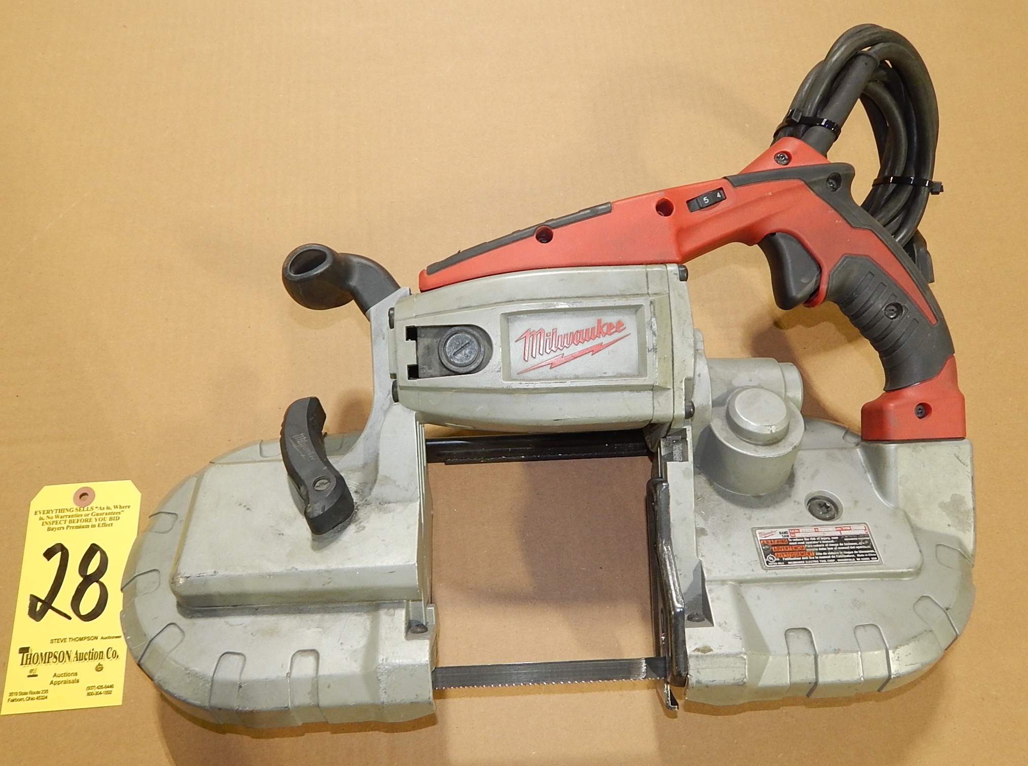 Milwaukee Portable Bandsaw, 6230N