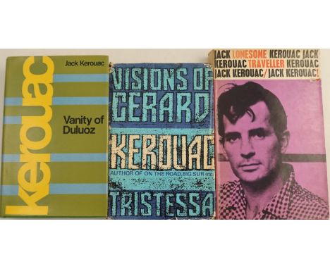 "Vanity of Duluoz" by Jack Kerouac, Andre Deutsch, 1969 first edition; "Visions of Gerard and Tristessa" by Jack Kerouac, And