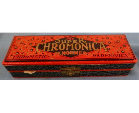 M Hohner, The Super Chromonica Harmonica, No. 270, boxed