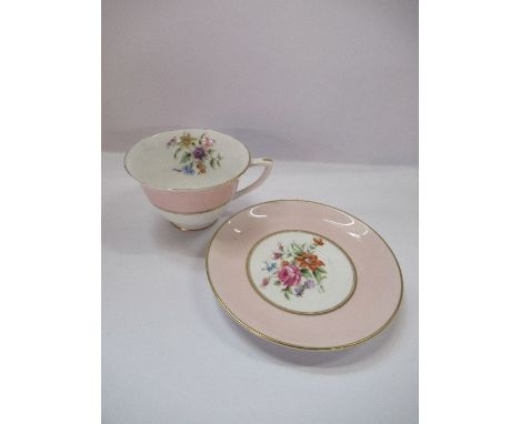 A Royal Worcester six piece tea set, 'Miranda' pattern