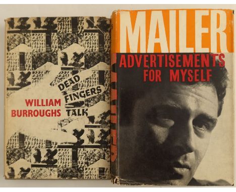 "Dead Fingers Talk" by William Burroughs, John Calder, 1963 first UK edition; "Advertisements for Myself" by Norman Mailer, A