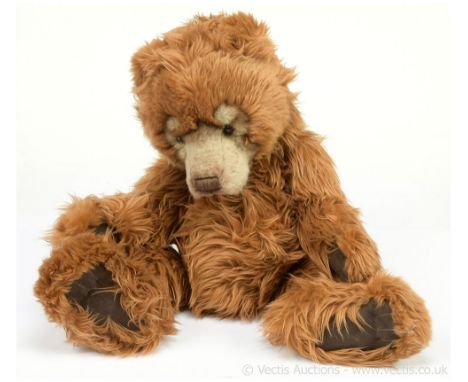 Charlie Bears original Kojak teddy bear, CB 094087, designed by Isabelle Lee and Charlie, 2009 - 2012, LE 2600, cinnamon and 