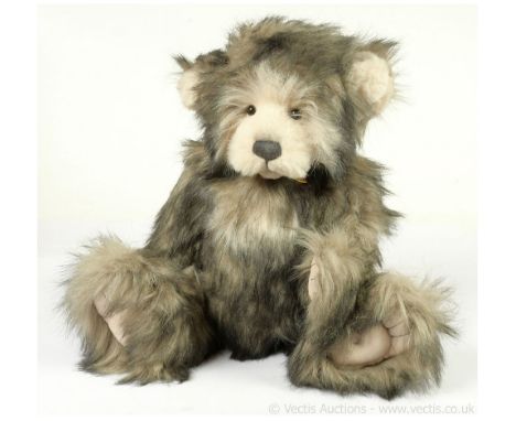 Charlie Bears Dorothy teddy bear, CB 604814, 2010-2013, LE 2185, designed by Isabelle Lee and Charlie, grey with darker grey 