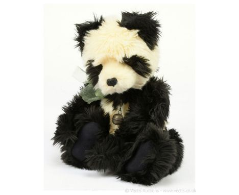 Charlie Bears Chi Chi panda bear (the first panda bear in the collection), co-designed by Isabelle Lee and Charlie, CB 35770,