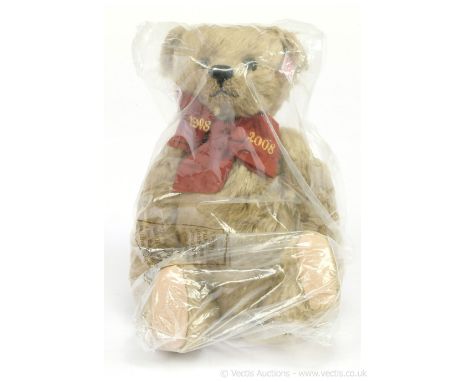 Steiff Paul the Growler teddy bear, celebrating the 100th anniversary (1908-2008) of the first bears to be fitted with a grow