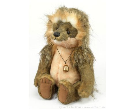Charlie Bears Quill-i-am hedgehog, from The Forest Friends Collection 2014, CB 641504, LE 3000, designed by Isabelle Lee and 