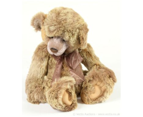 Charlie Bears William III Plumo teddy bear, ("Plumo" means this bear is part mohair and part plush- the detail on his face an