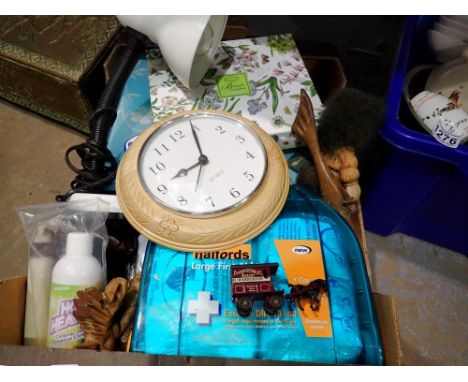 Mixed items including a first aid kit. Not available for in-house P&amp;P 
