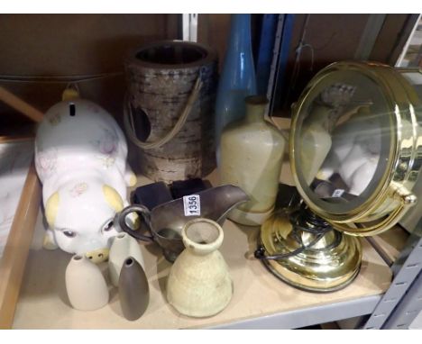 Collection of mixed items including picture frames. All electrical items in this lot have been PAT tested for safety and have