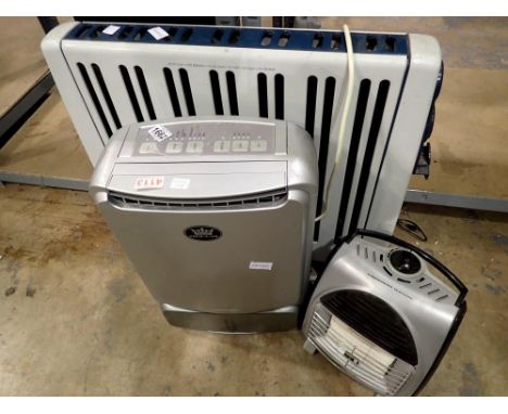 Prem-I-Air portable air conditioner and a Dimplex Rio radiator. All electrical items in this lot have been PAT tested for saf