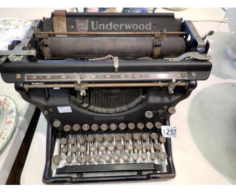 Underwood standard typewriter. Not available for in-house P&amp;P 