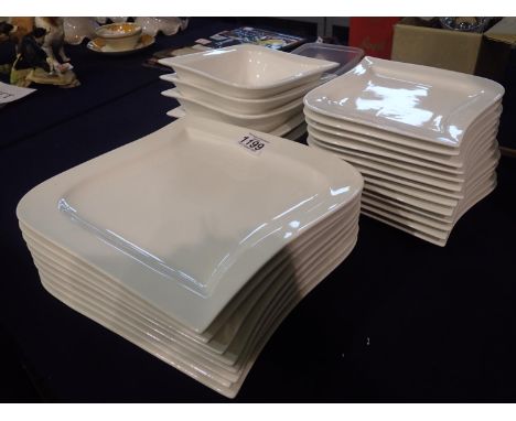 Large quantity of ceramic bowls and plates. Not available for in-house P&amp;P