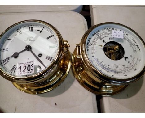 Shatz clock and barometer. Not available for in-house P&amp;P 