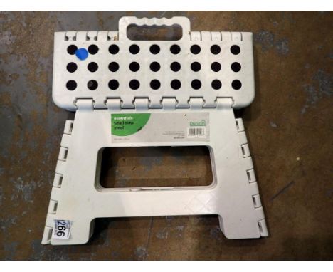 Folding step stool. Not available for in-house P&amp;P 