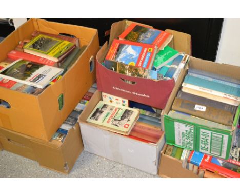 Books - Alpine- early Baedeker; Arnold Lunn first editions; guidebooks; maps; some pre-100; qty (collection)