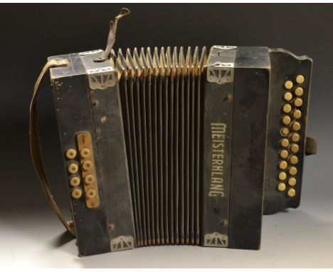 A German Meistenklang R1 button piano accordian 