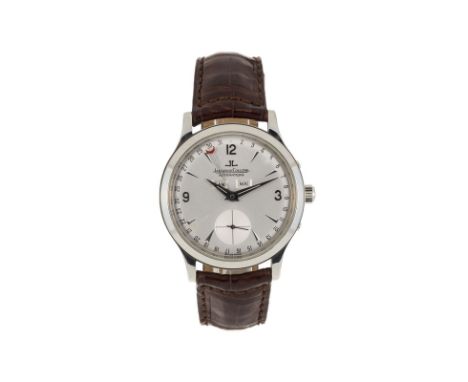 Jaeger-LeCoultre, Master Date, montre en acier avec triple calendrier, Signée Jaeger-LeCoultre, réf. 140.8.87, n°mouvement 31