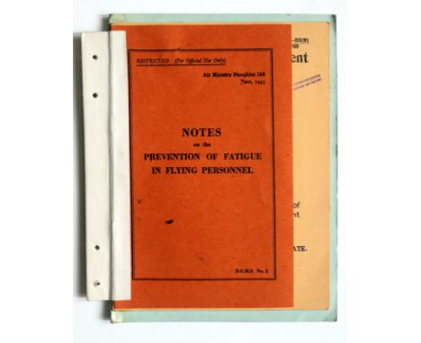 Air Ministry pamphlet 154 (June 1943) – Notes on the prevention of fatigue in flying personnel, attached to a GHQ pamphlet on