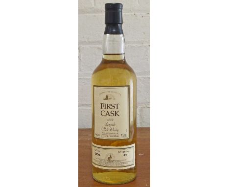 1 Bottle 1982 ‘First Cask’ Speyside Pure Malt Whisky from The Imperial Distillery - Distilled June 24th 1982 24 Year Old (Bot