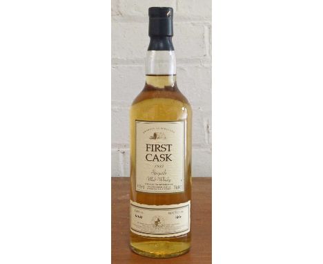 1 Bottle 1982 ‘First Cask’ Speyside Pure Malt Whisky from The Miltonduff Distillery - Distilled November 17th 1982 22 Year Ol