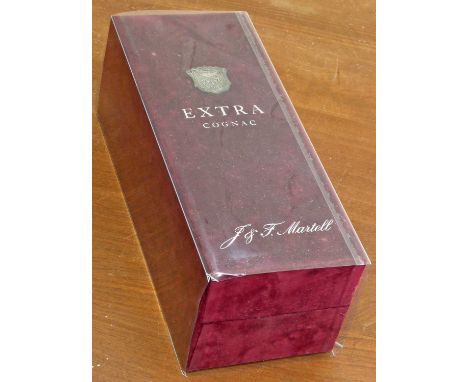 1 Bottle Cognac Martell “Extra” ‘Cordon Argent’ 1980’s release of now discontinued line – in perfect condition and displayed 