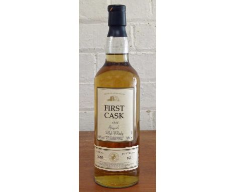 1 Bottle 1986 ‘First Cask’ Speyside Pure Malt Whisky from The Glen Elgin Distillery - Distilled September 11th 1986 21 Year O