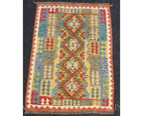 A Turkish Anatolian Kilim rug / carpet, 174cm x 131cm. 