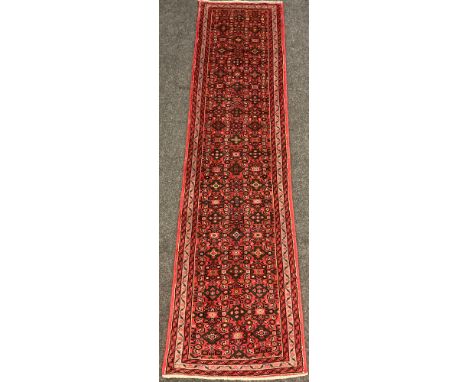 A North-west Persian Malayer runner carpet, 286cm x 77cm. 