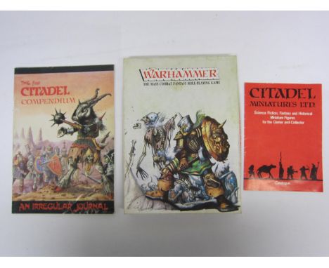 A Citadel Miniatures first edition Warhammer The Mass Combat Fantasy Role-Playing Game set no. 80201, c.1982, (contents unche