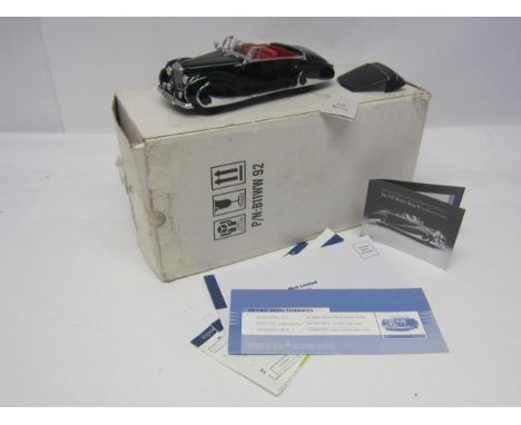 A Franklin Mint 1:24 scale diecast 1947 Bentley Mark IV Cabriolet with Franay coachwork, with polystyrene packing, outer box 