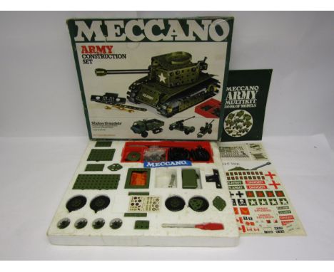 A boxed Meccano Army Construction Set 