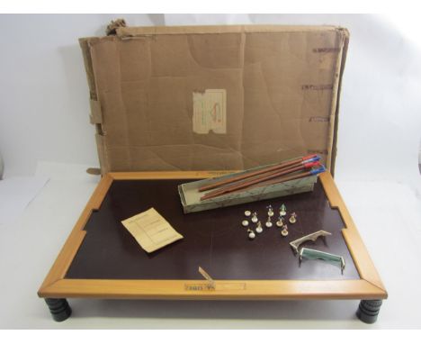 A 1950s Soccerette magnetic table football game in original brown card box (a/f) 